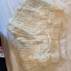 Ivory Crochet shorts